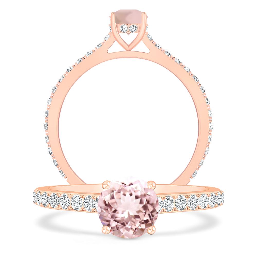 Rose Gold - Morganite