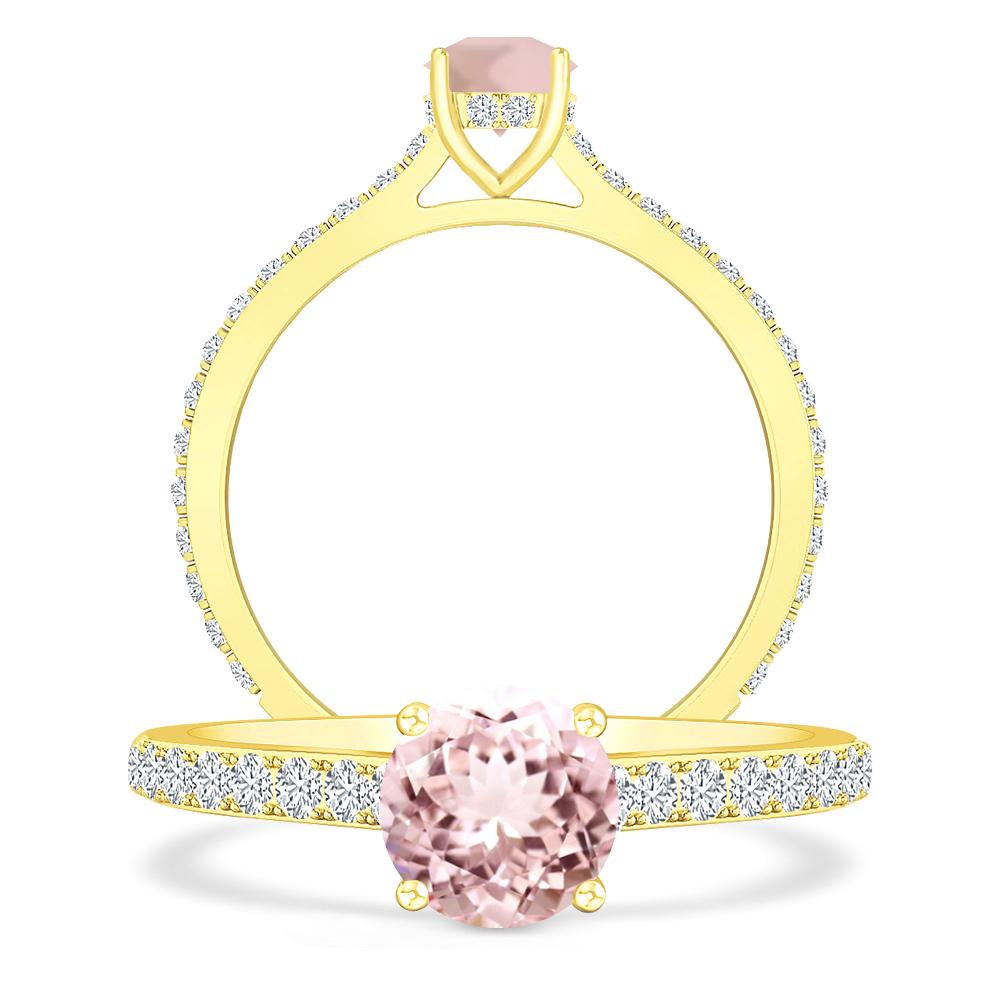 Yellow Gold - Morganite