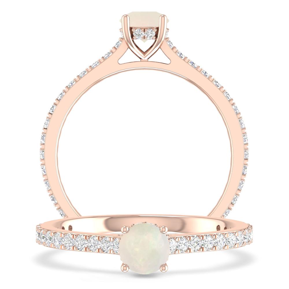 Rose Gold - Opal