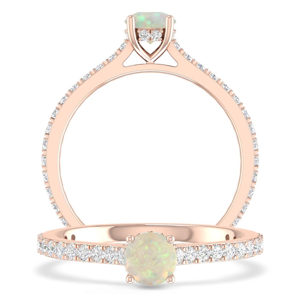 Rose Gold - Opal