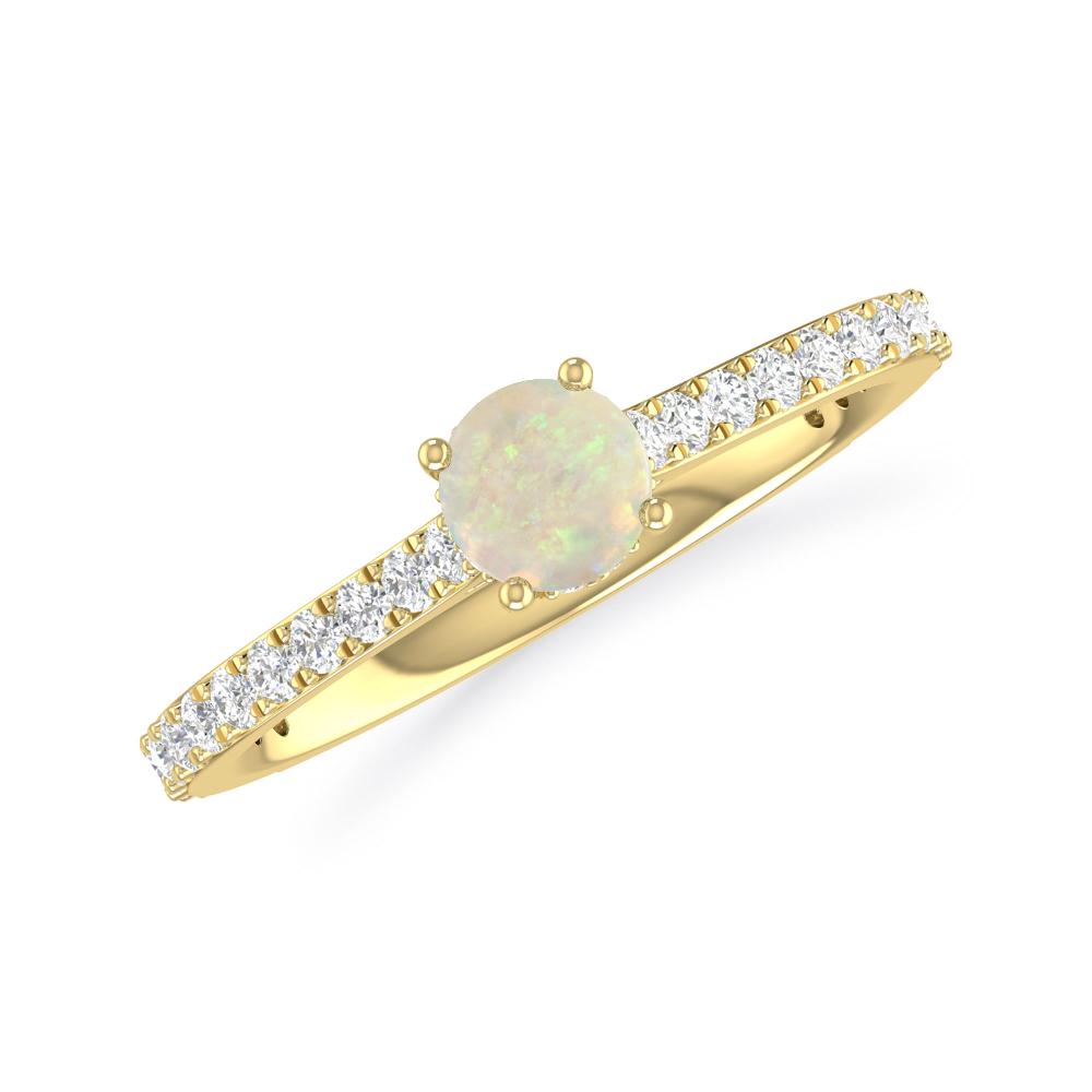 Yellow Gold - Opal