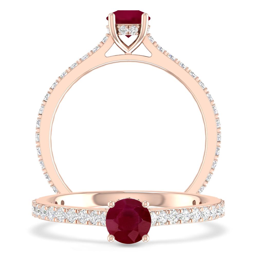 Rose Gold - Ruby