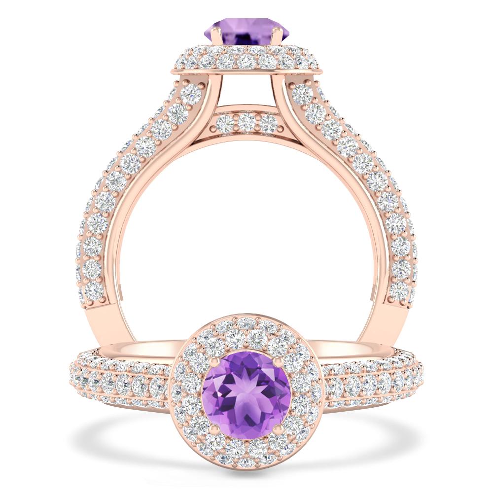 Rose Gold - Amethyst
