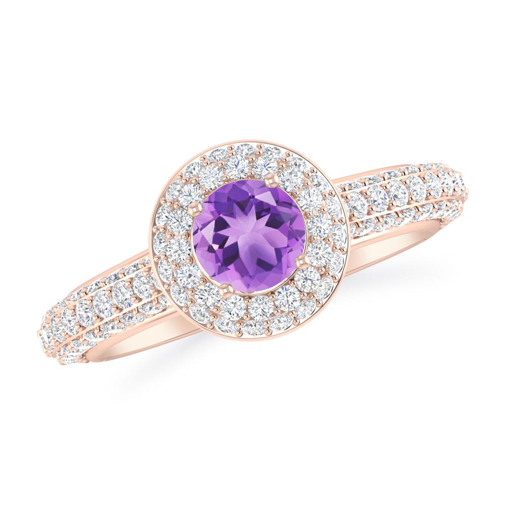 Rose Gold - Amethyst