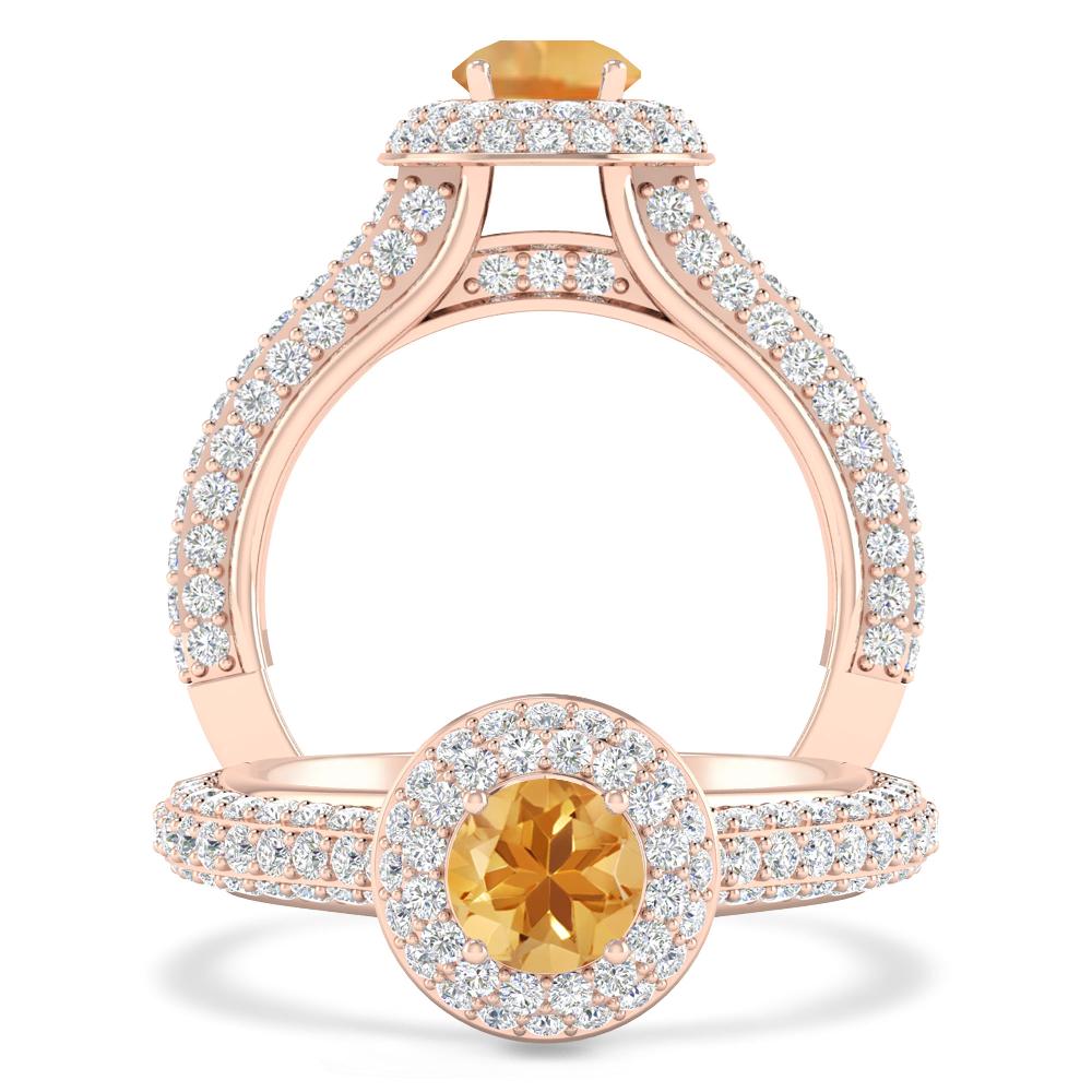 Rose Gold - Citrine