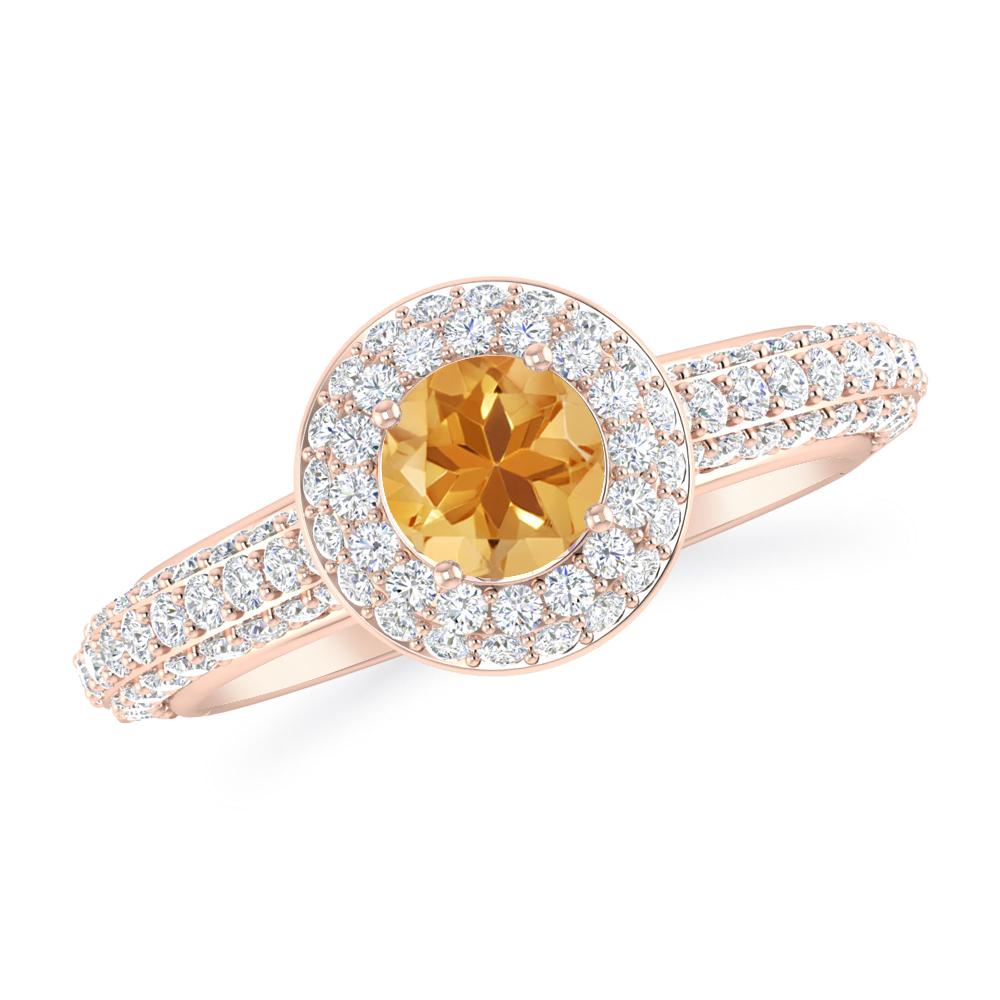 Rose Gold - Citrine