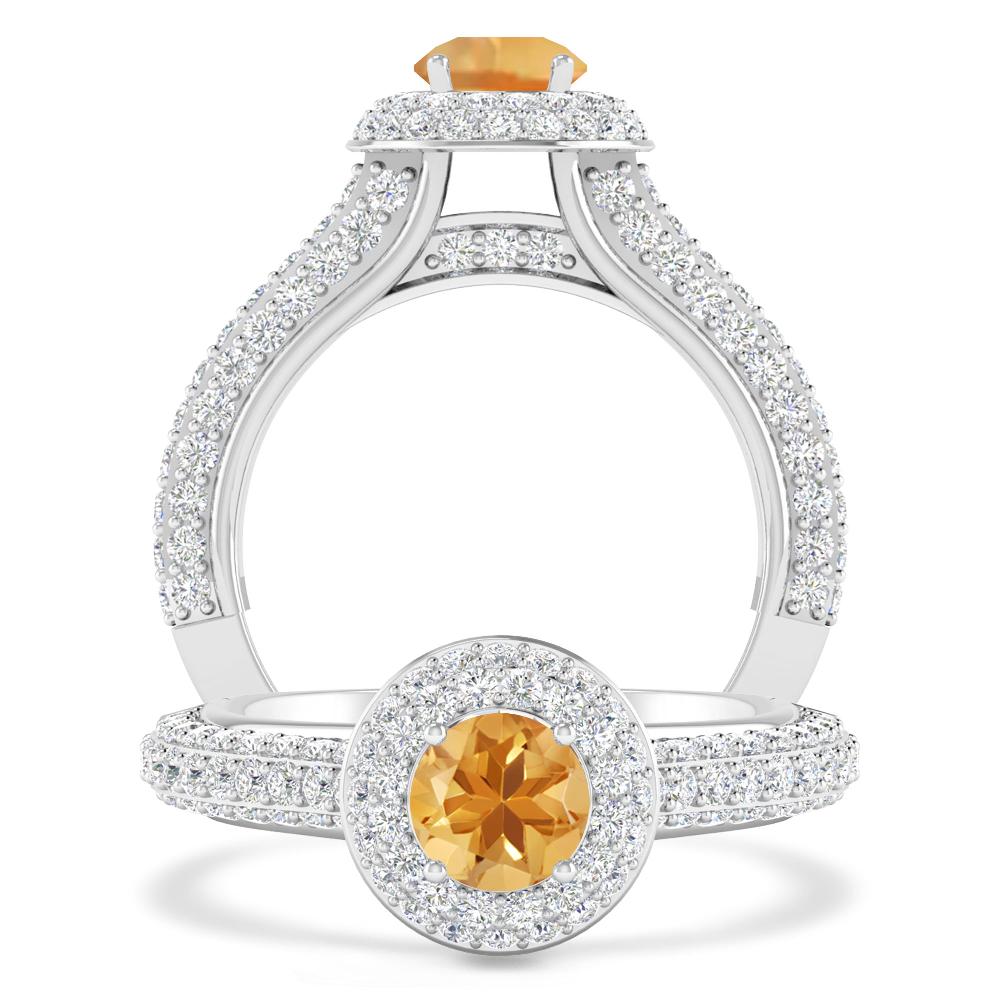 White Gold - Citrine
