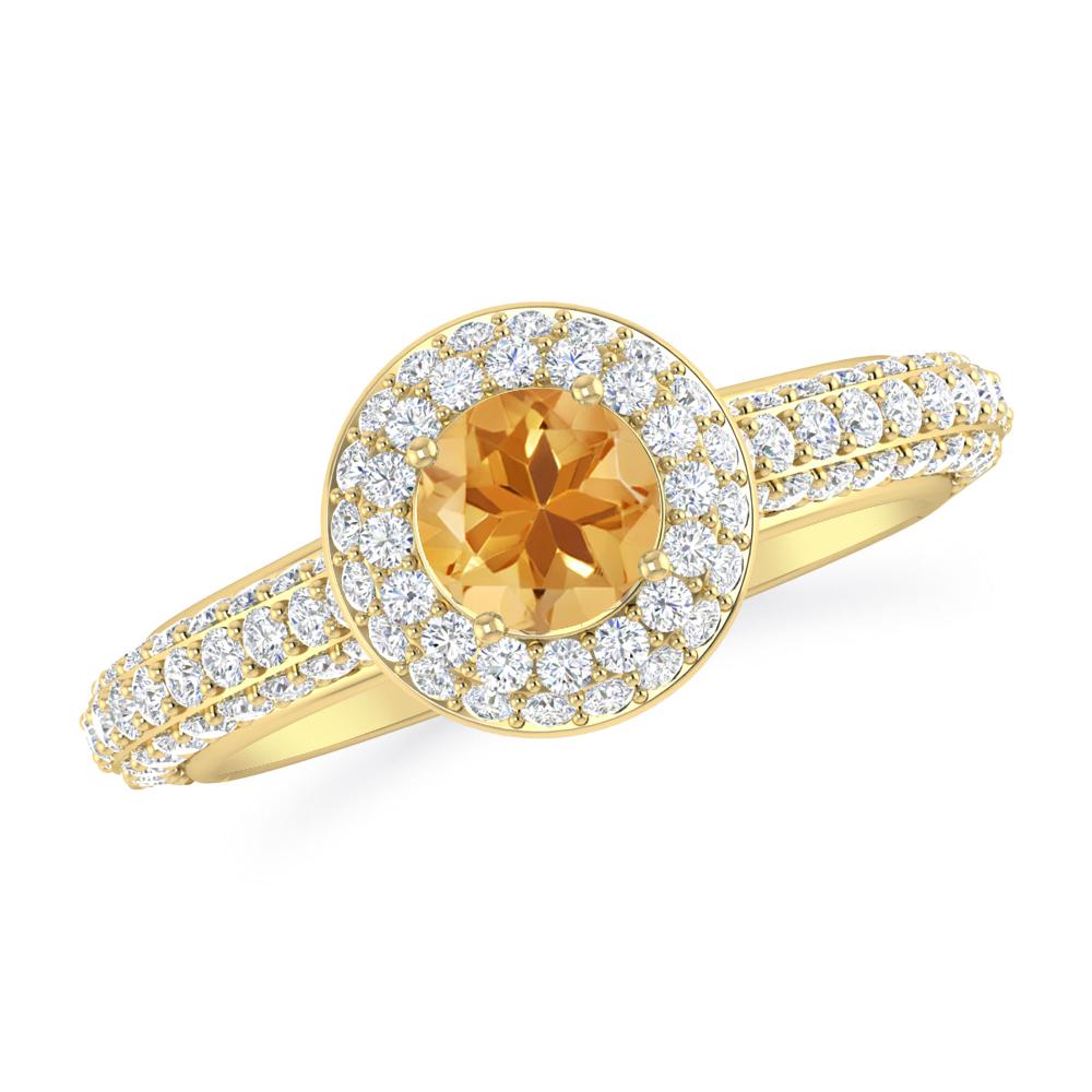 Yellow Gold - Citrine