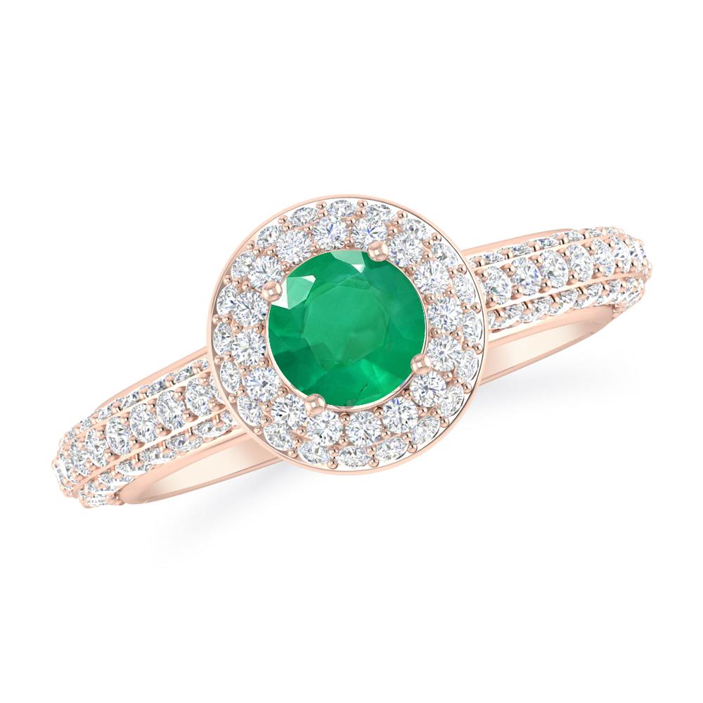 Rose Gold - Emerald