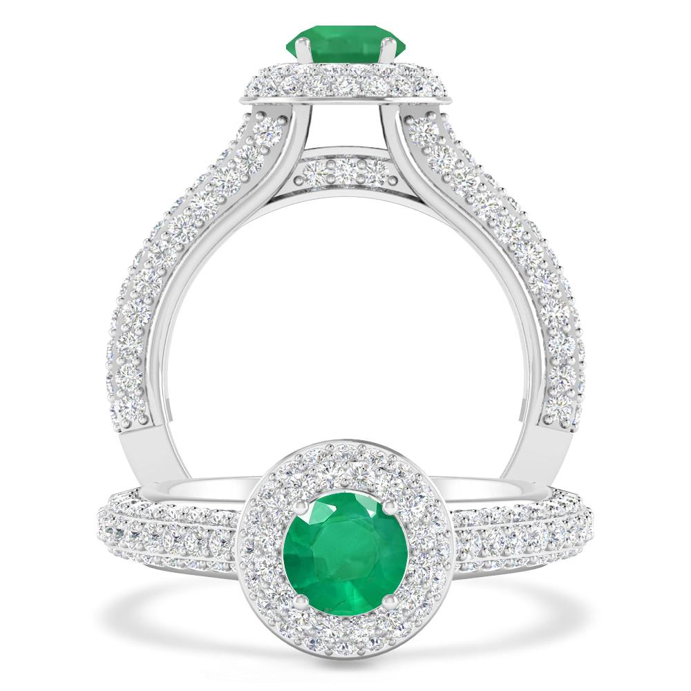 White Gold - Emerald