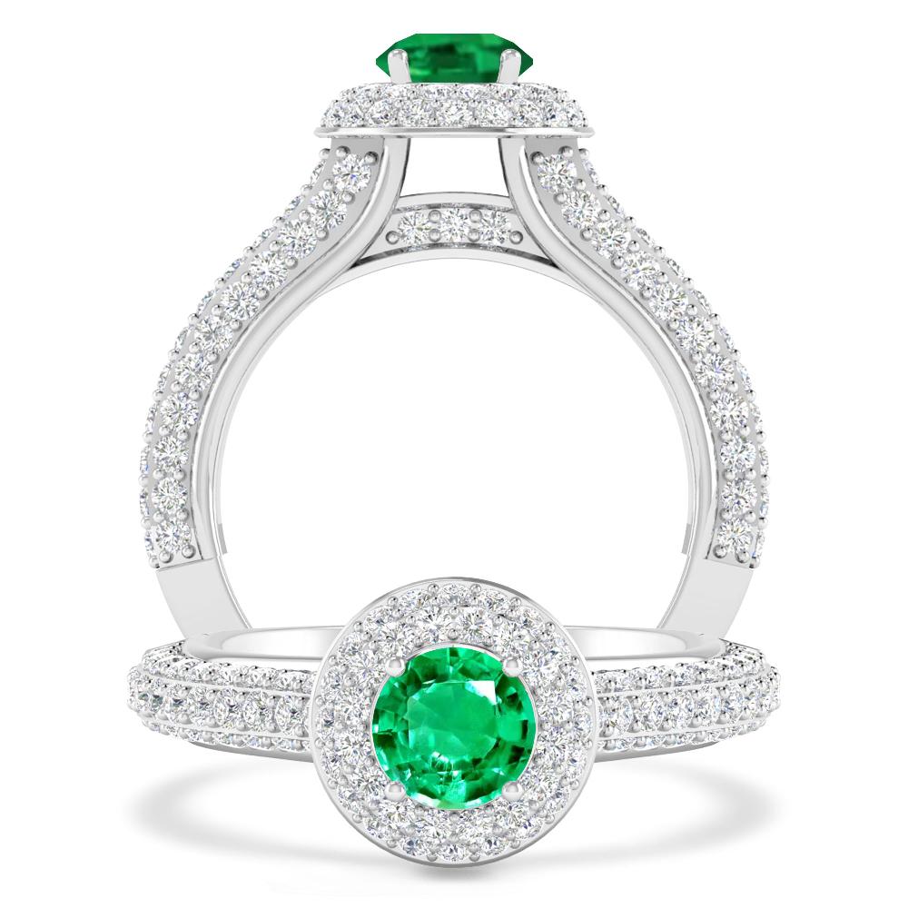 White Gold - Emerald