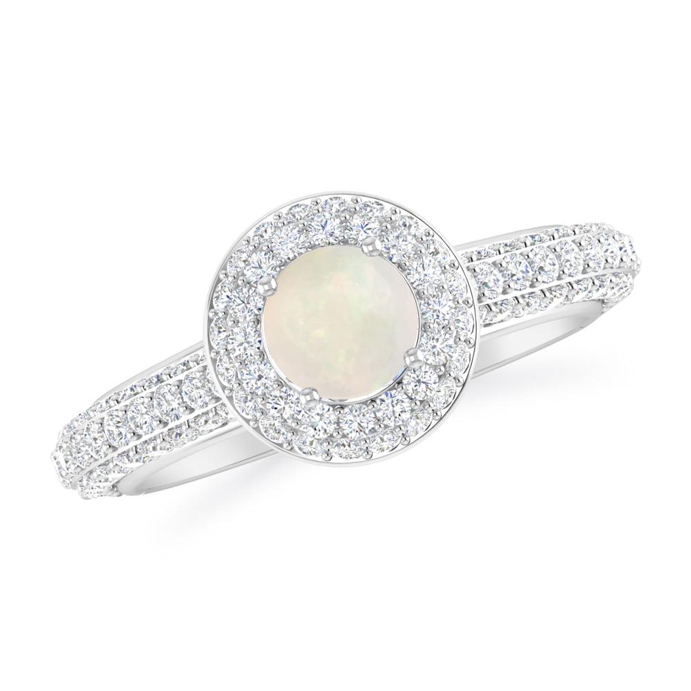 White Gold - Opal