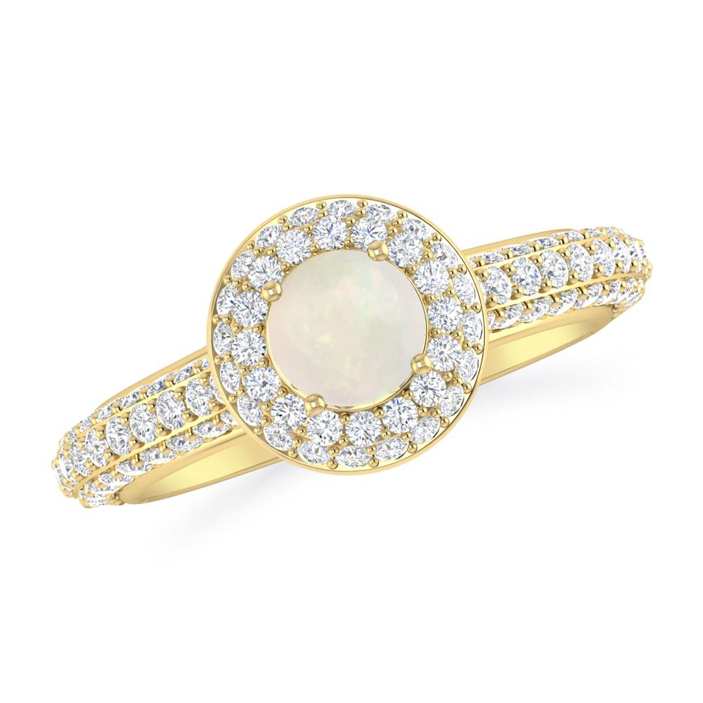 Yellow Gold - Opal