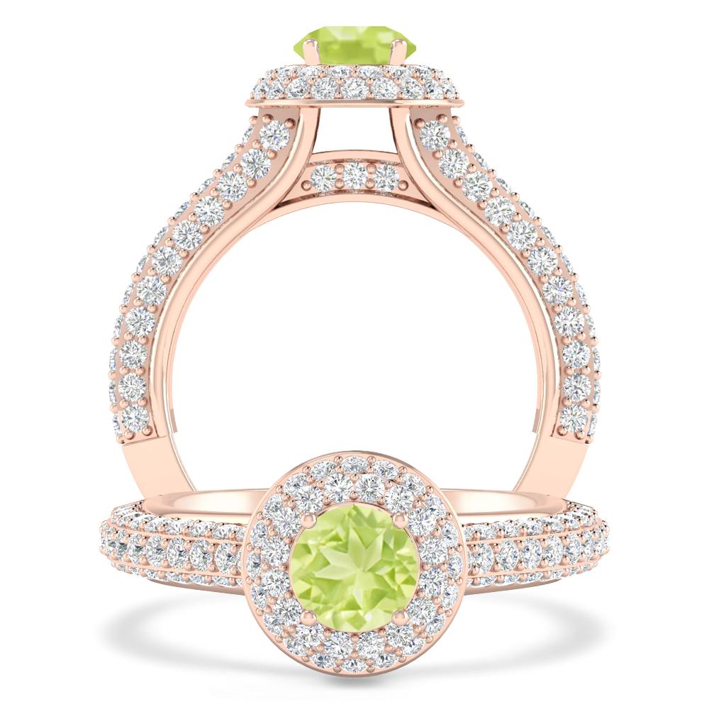 Rose Gold - Peridot