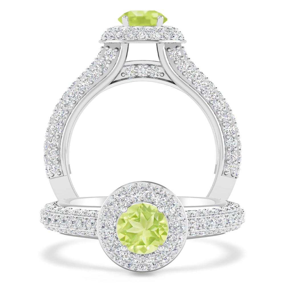 White Gold - Peridot