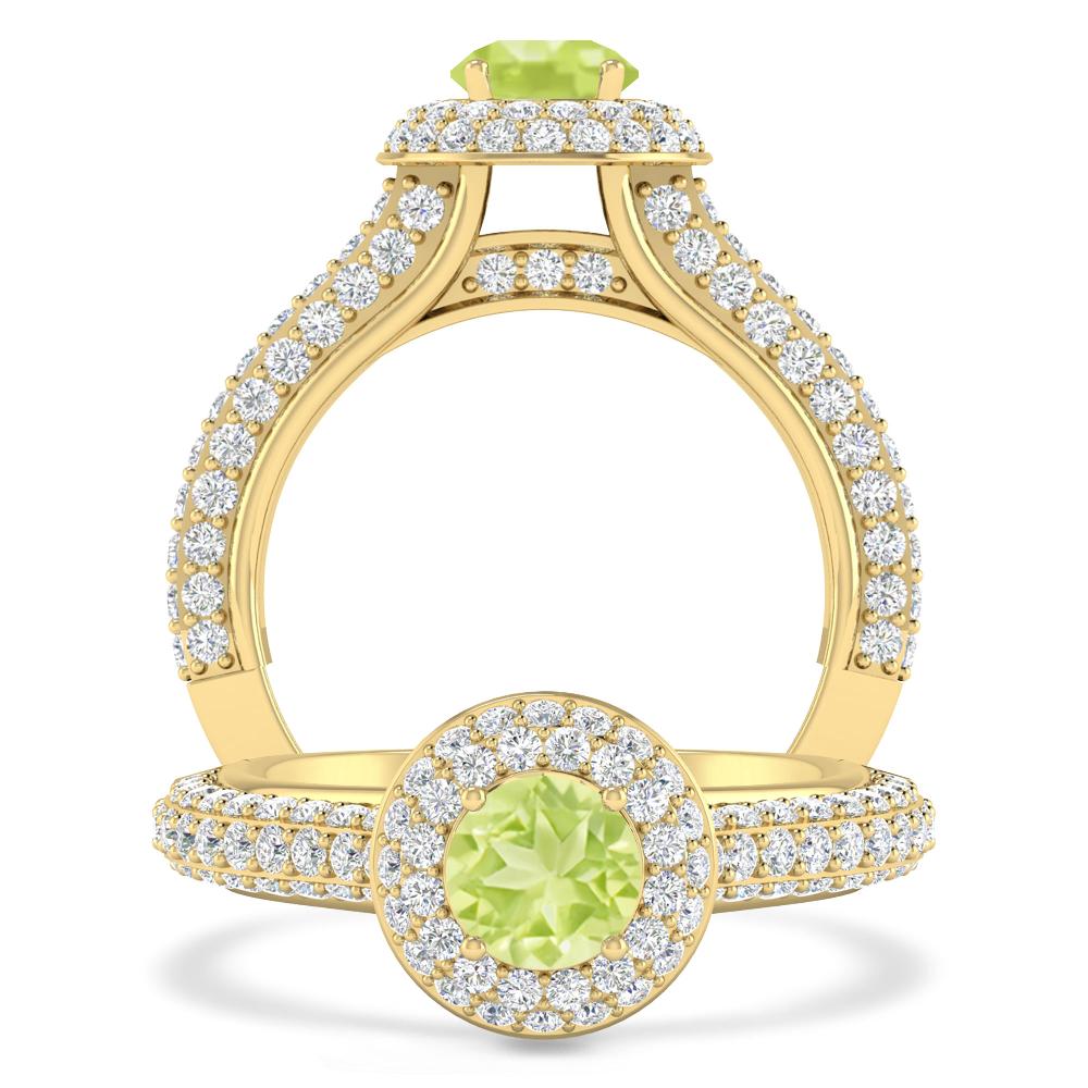 Yellow Gold - Peridot