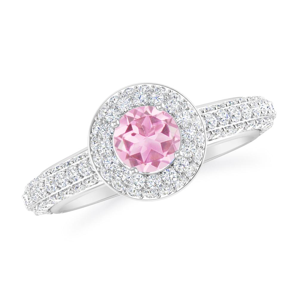 White Gold - Pink Tourmaline