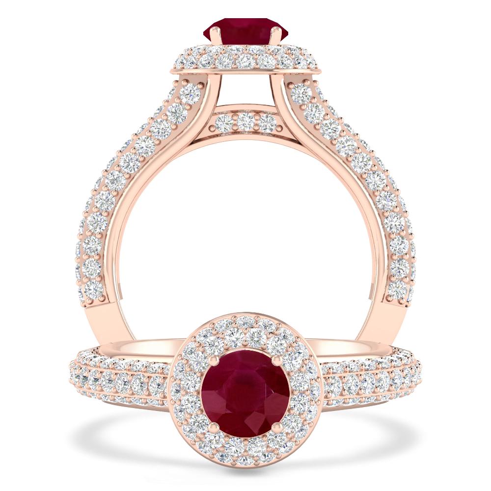 Rose Gold - Ruby