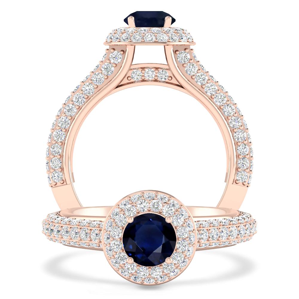 Rose Gold - Sapphire