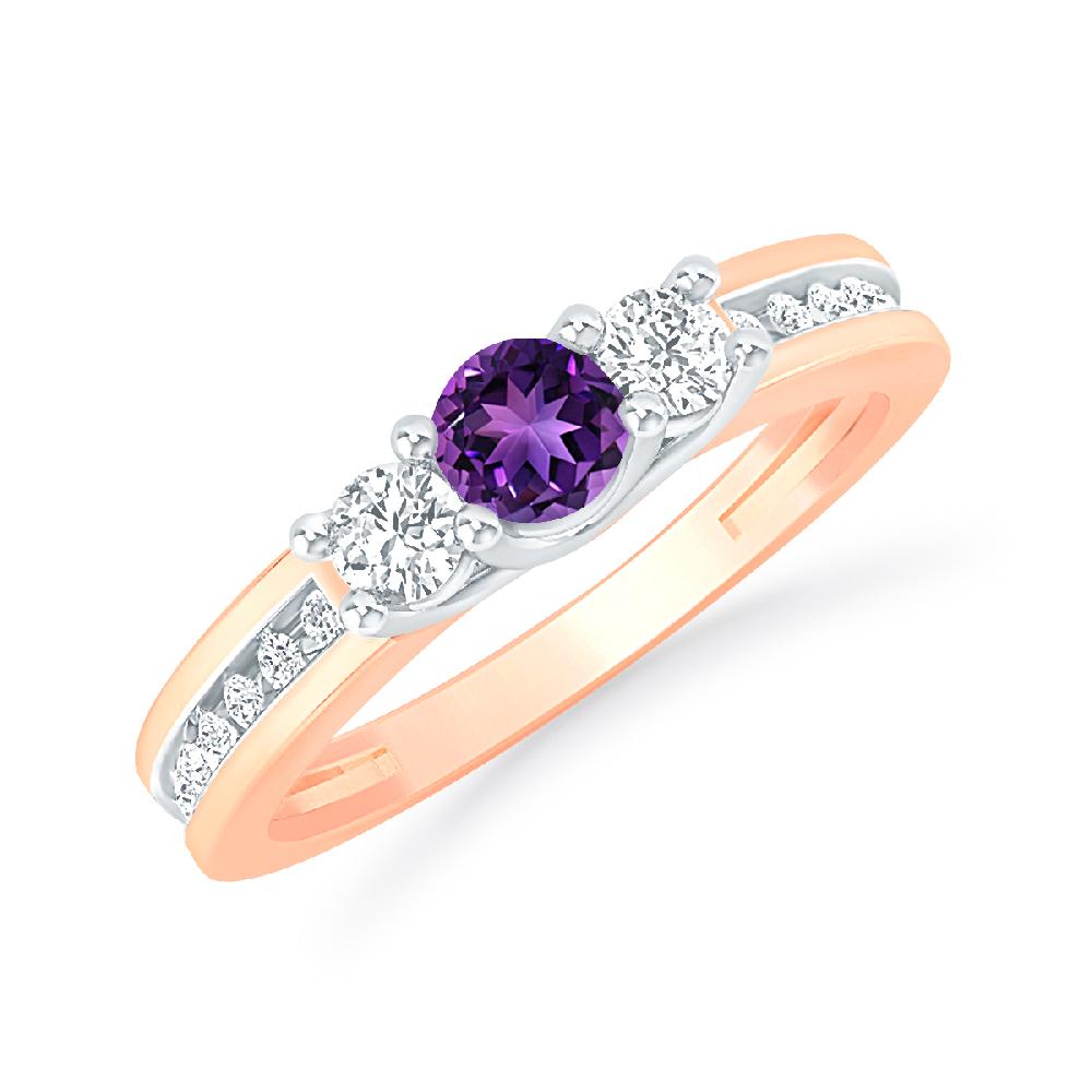 Rose Gold - Amethyst