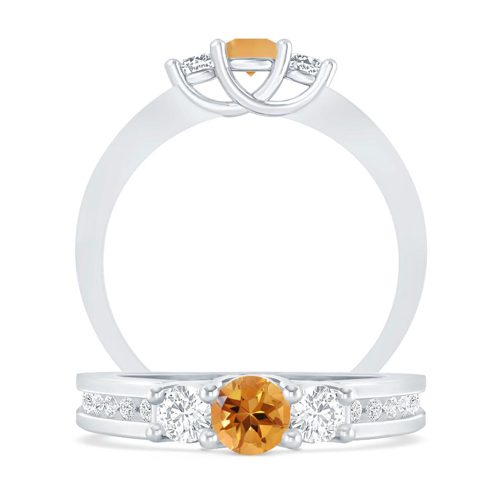 White Gold - Citrine