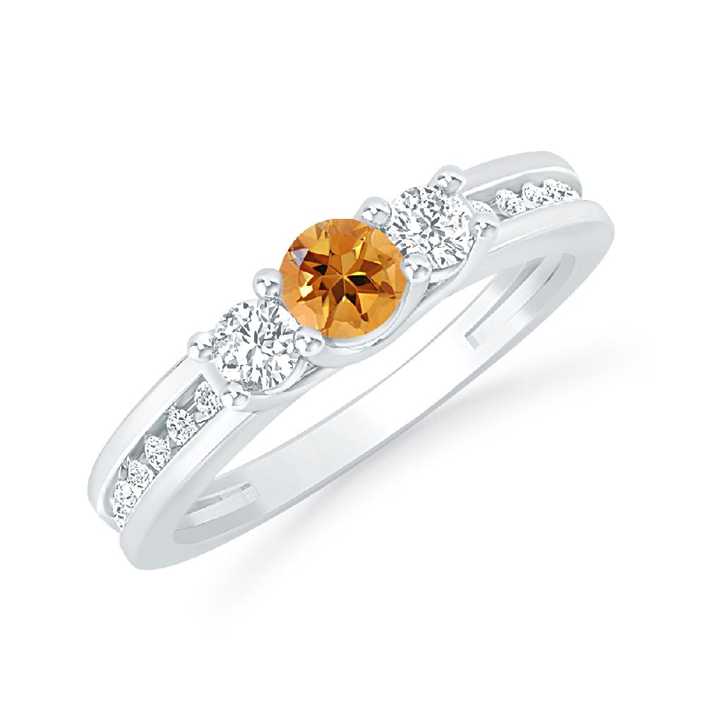 White Gold - Citrine