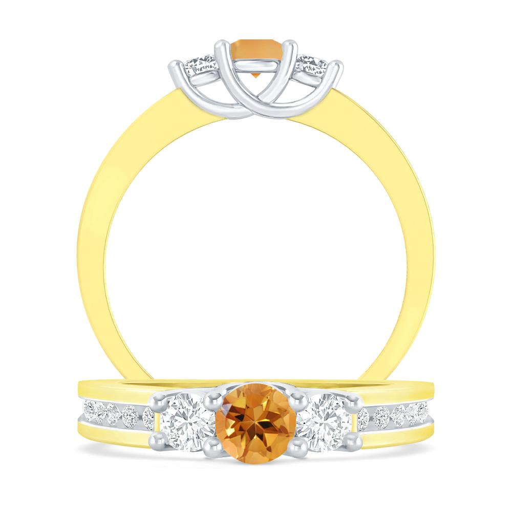 Yellow Gold - Citrine