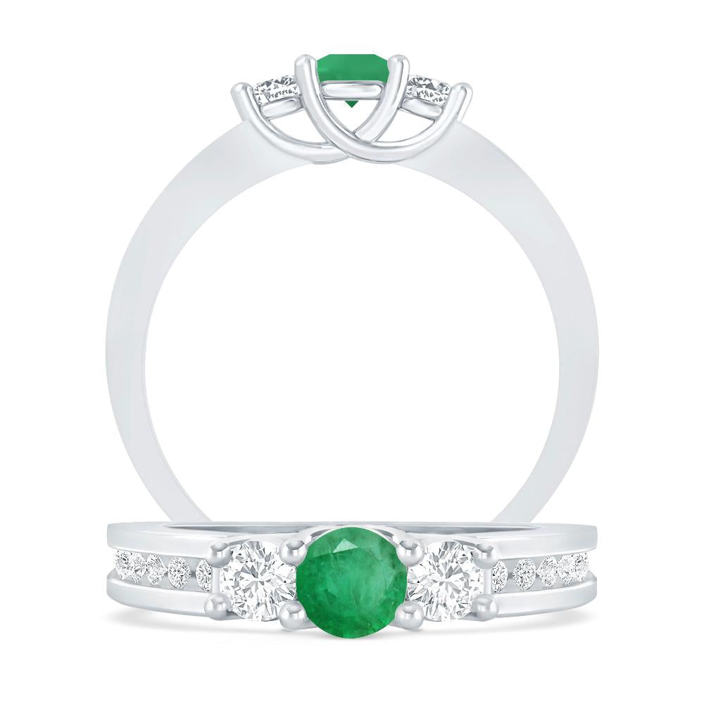 White Gold - Emerald