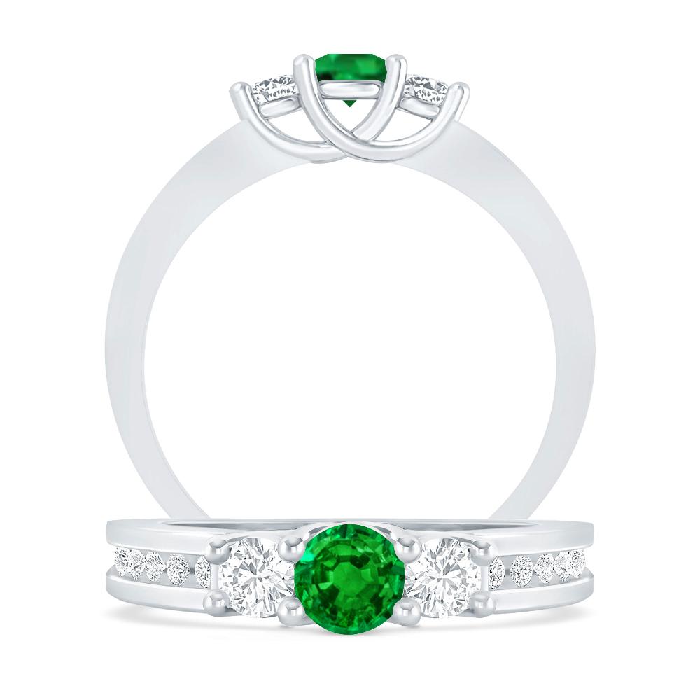 White Gold - Emerald