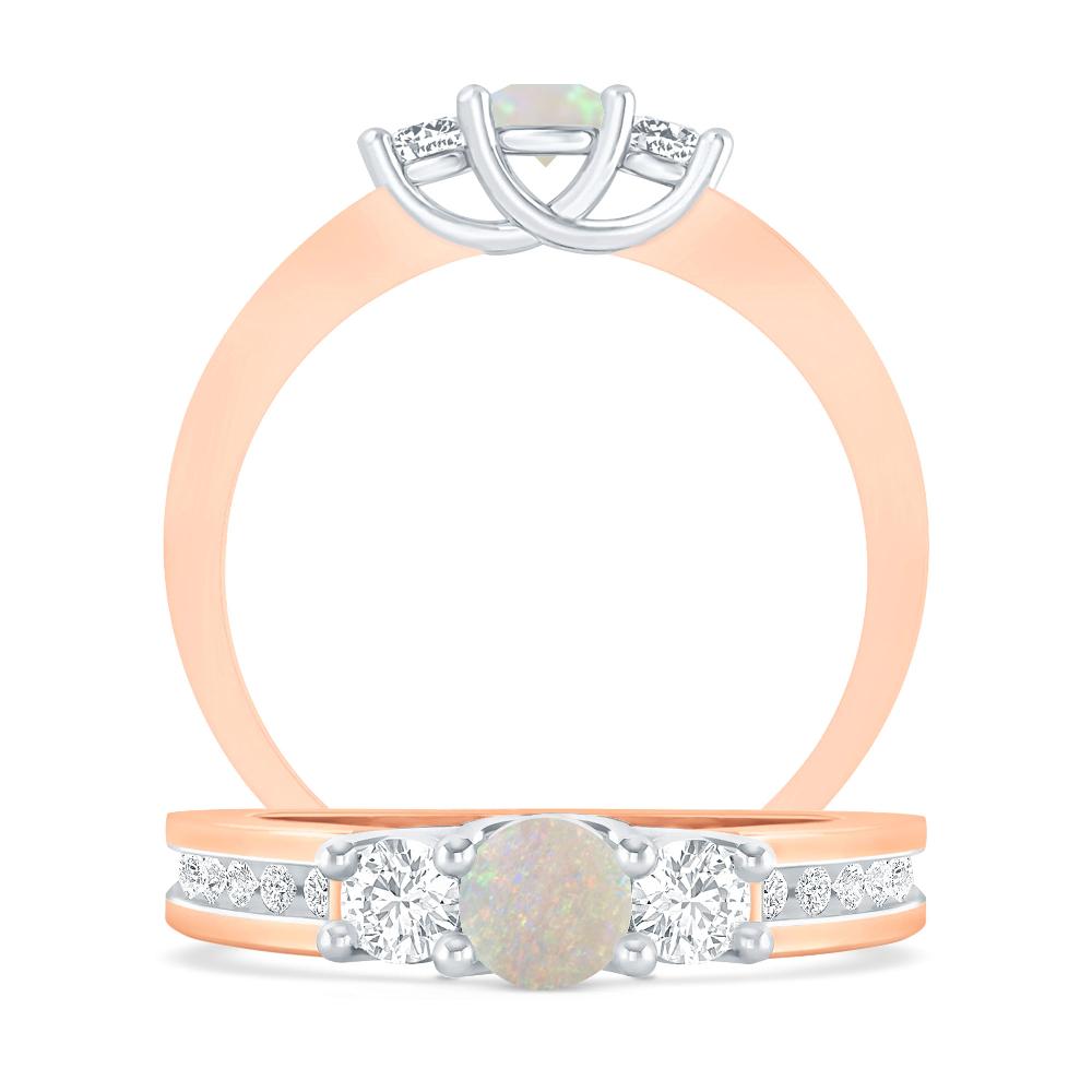 Rose Gold - Opal