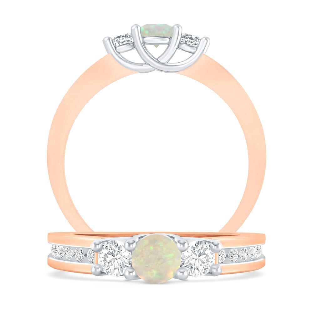 Rose Gold - Opal