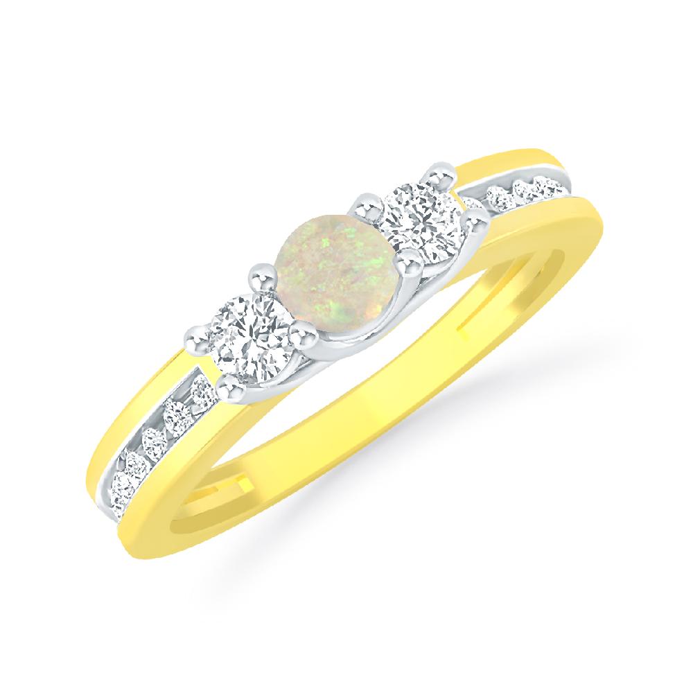 Yellow Gold - Opal