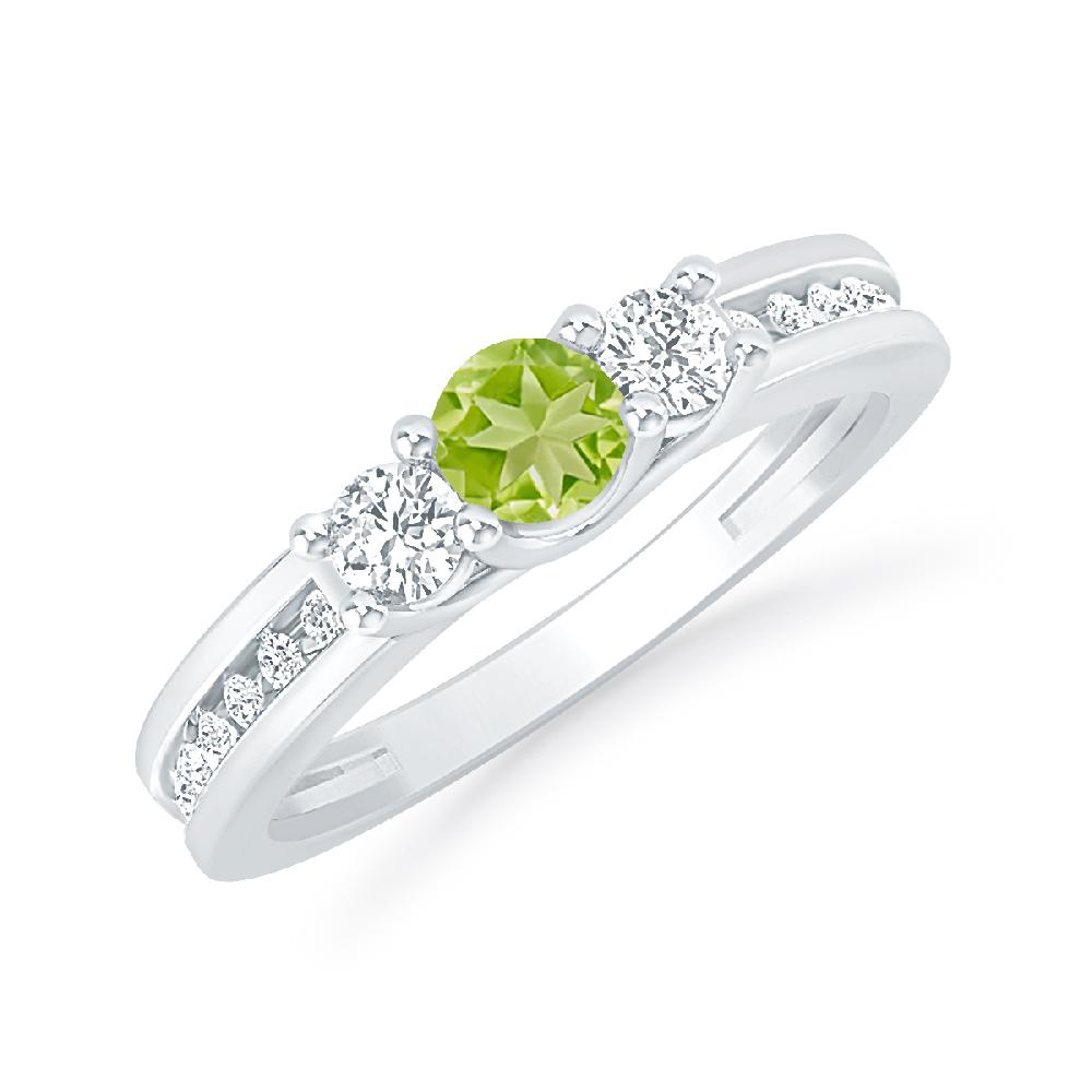 White Gold - Peridot