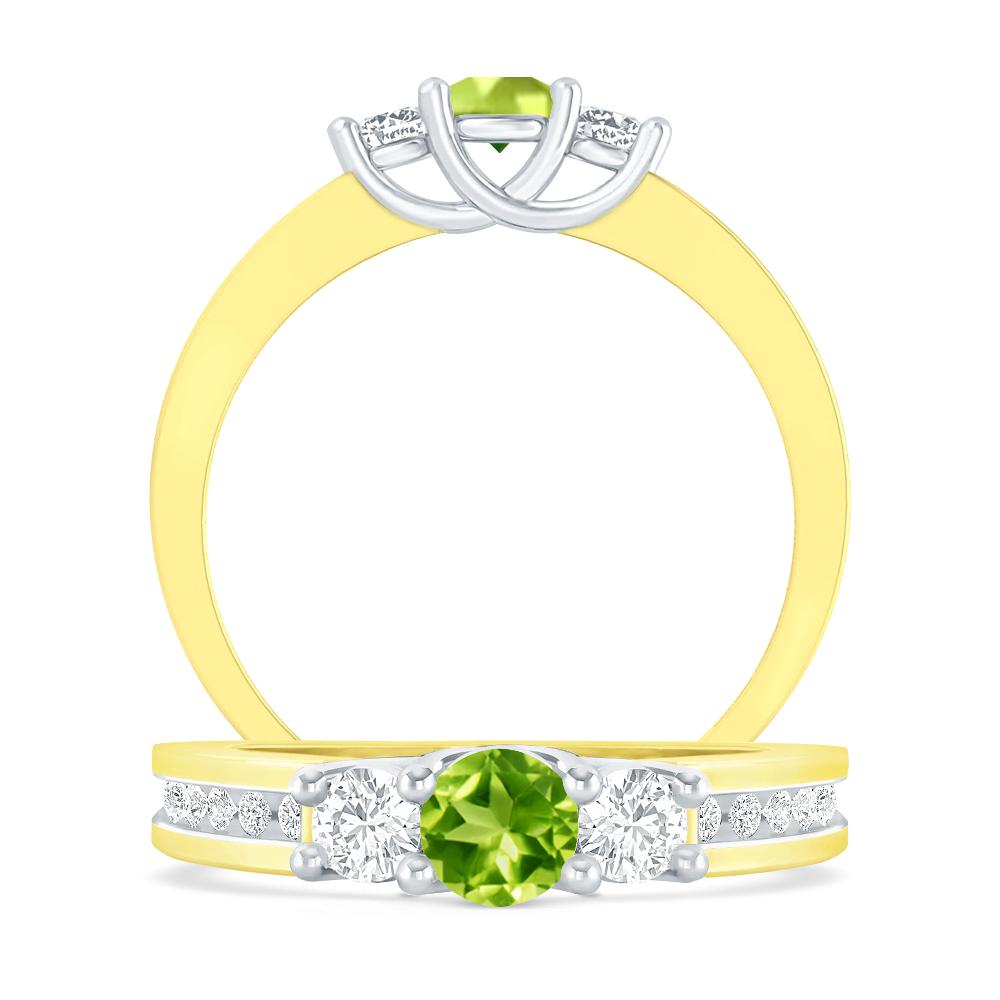 Yellow Gold - Peridot