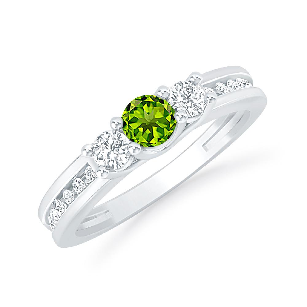 White Gold - Peridot