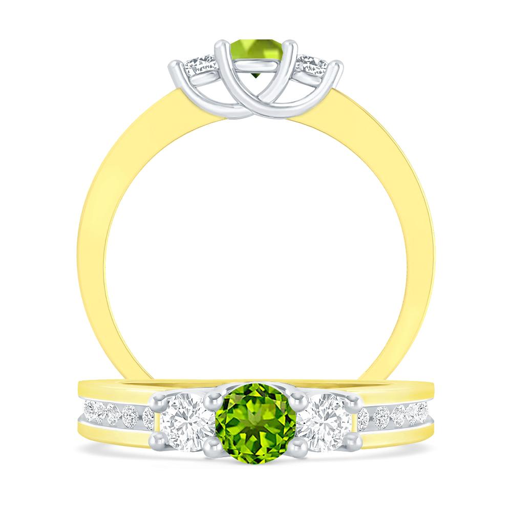 Yellow Gold - Peridot