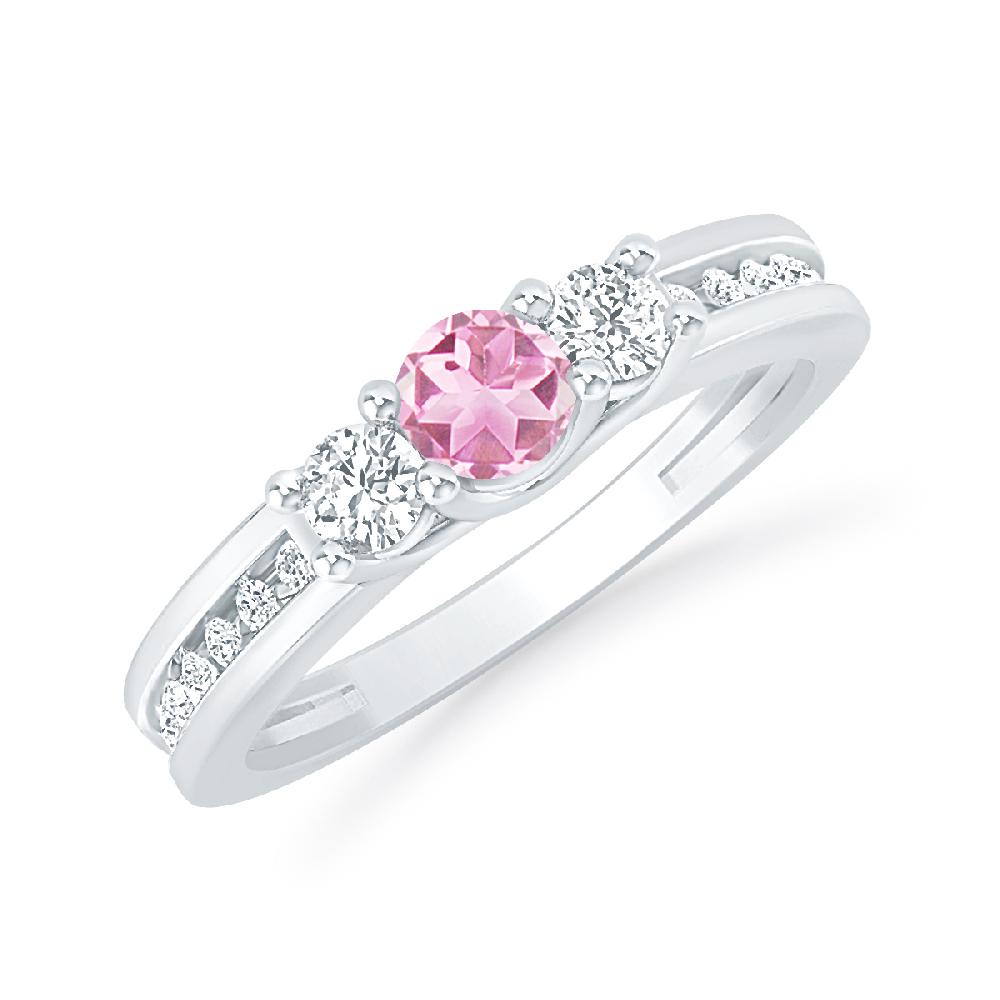 White Gold - Pink Tourmaline