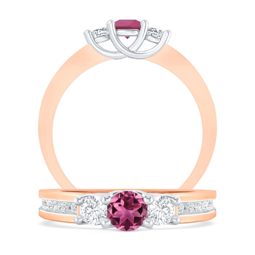 Rose Gold - Pink Tourmaline