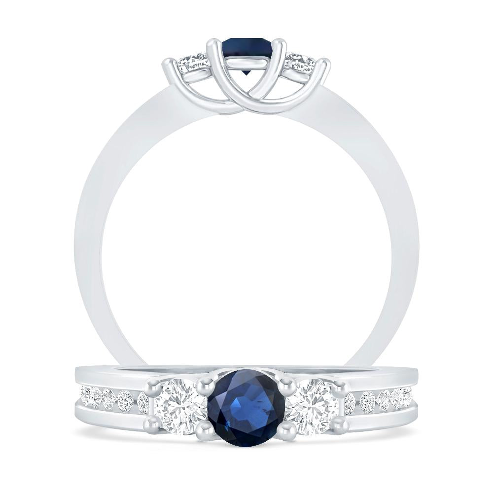 White Gold - Sapphire