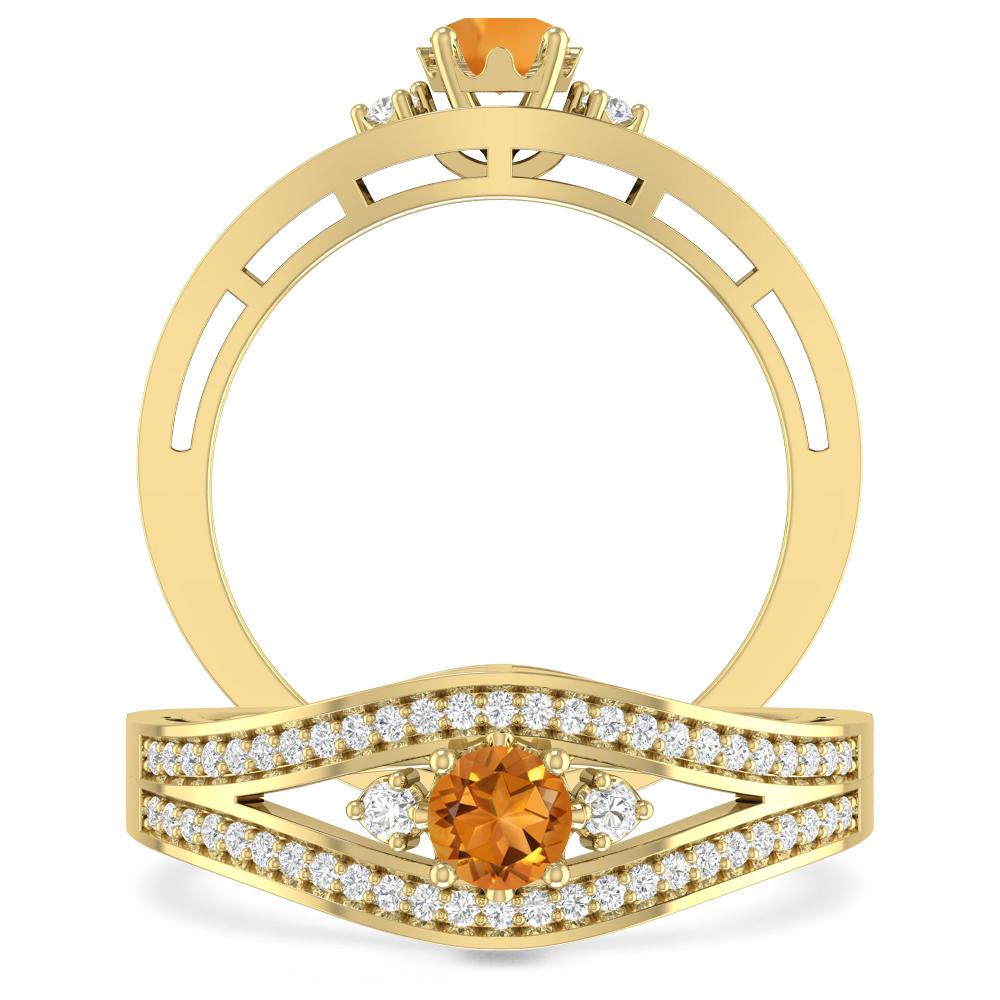 Yellow Gold - Citrine