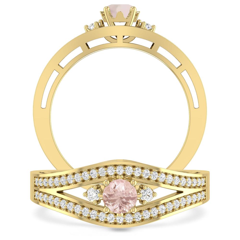 Yellow Gold - Morganite