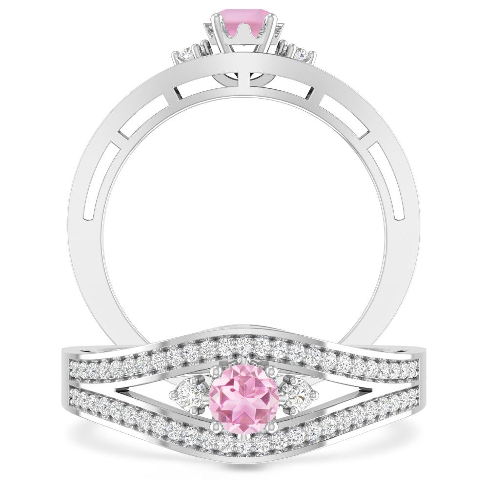 White Gold - Pink Tourmaline