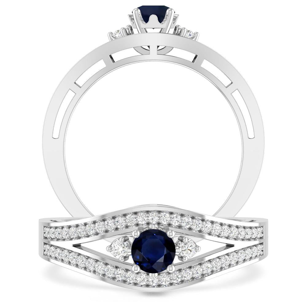 White Gold - Sapphire