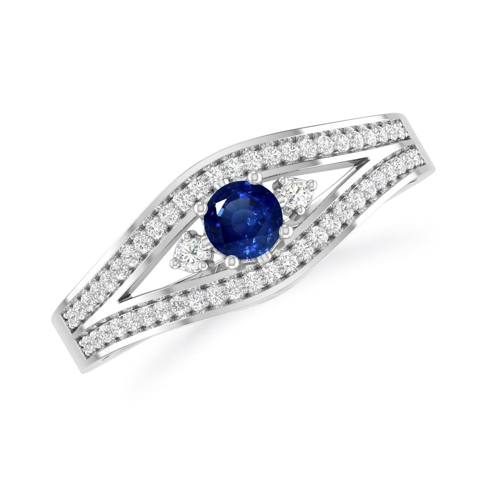 White Gold - Sapphire