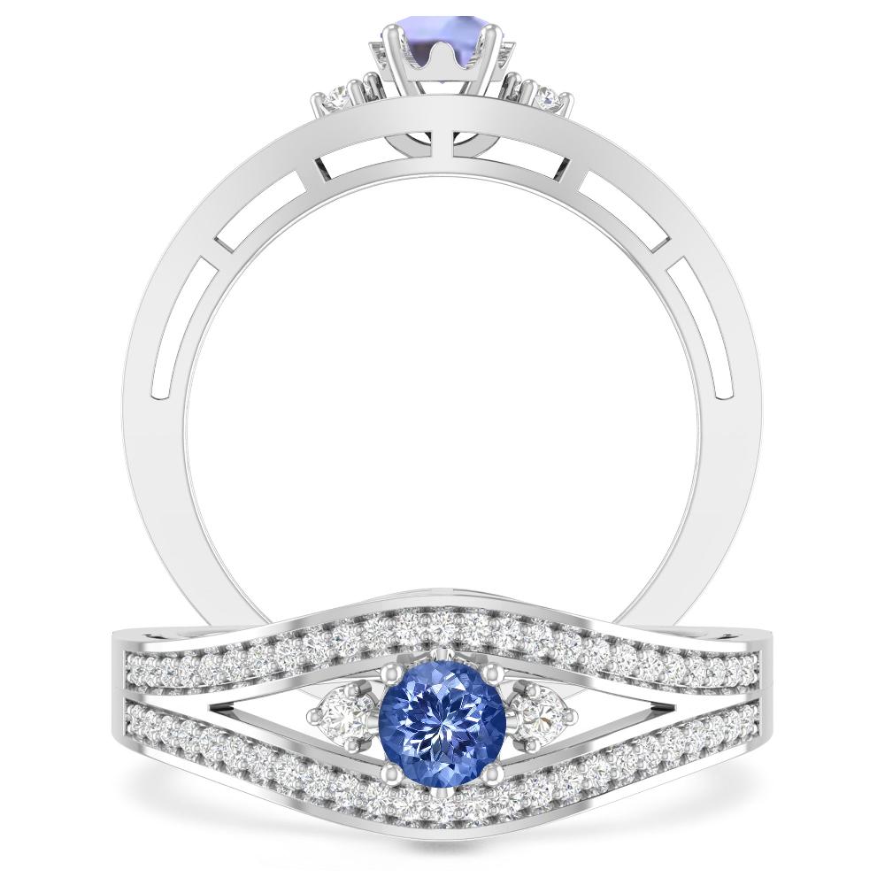 White Gold - Tanzanite