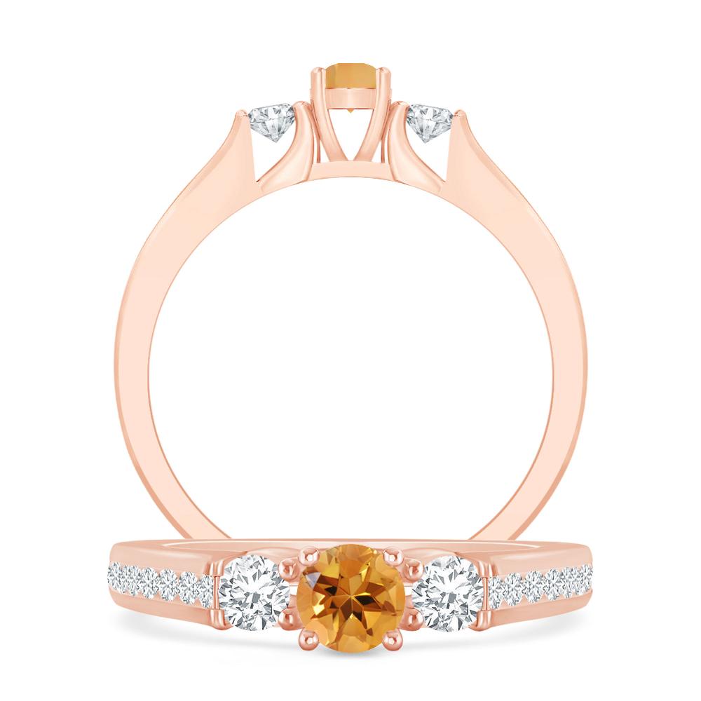 Rose Gold - Citrine