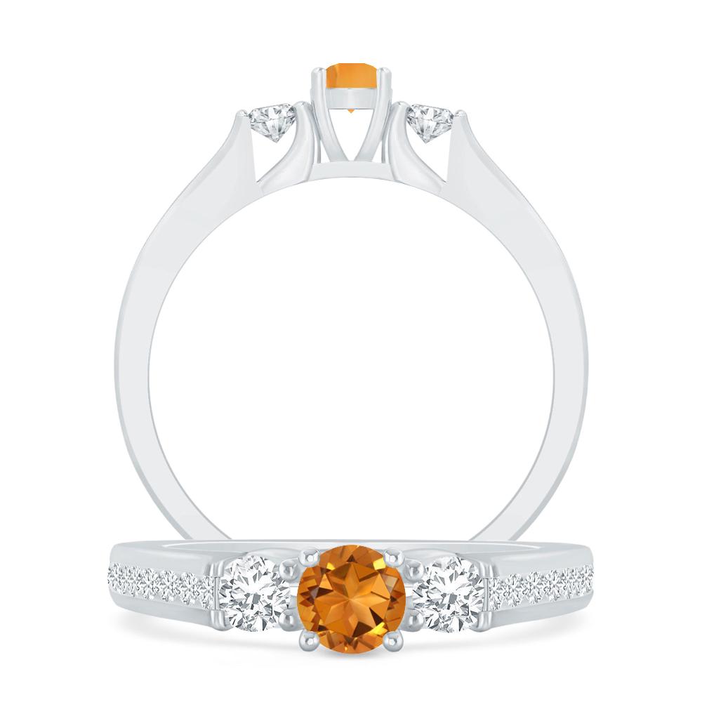 White Gold - Citrine