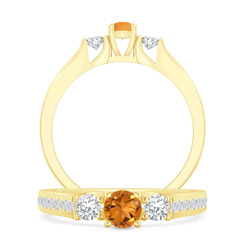 Yellow Gold - Citrine