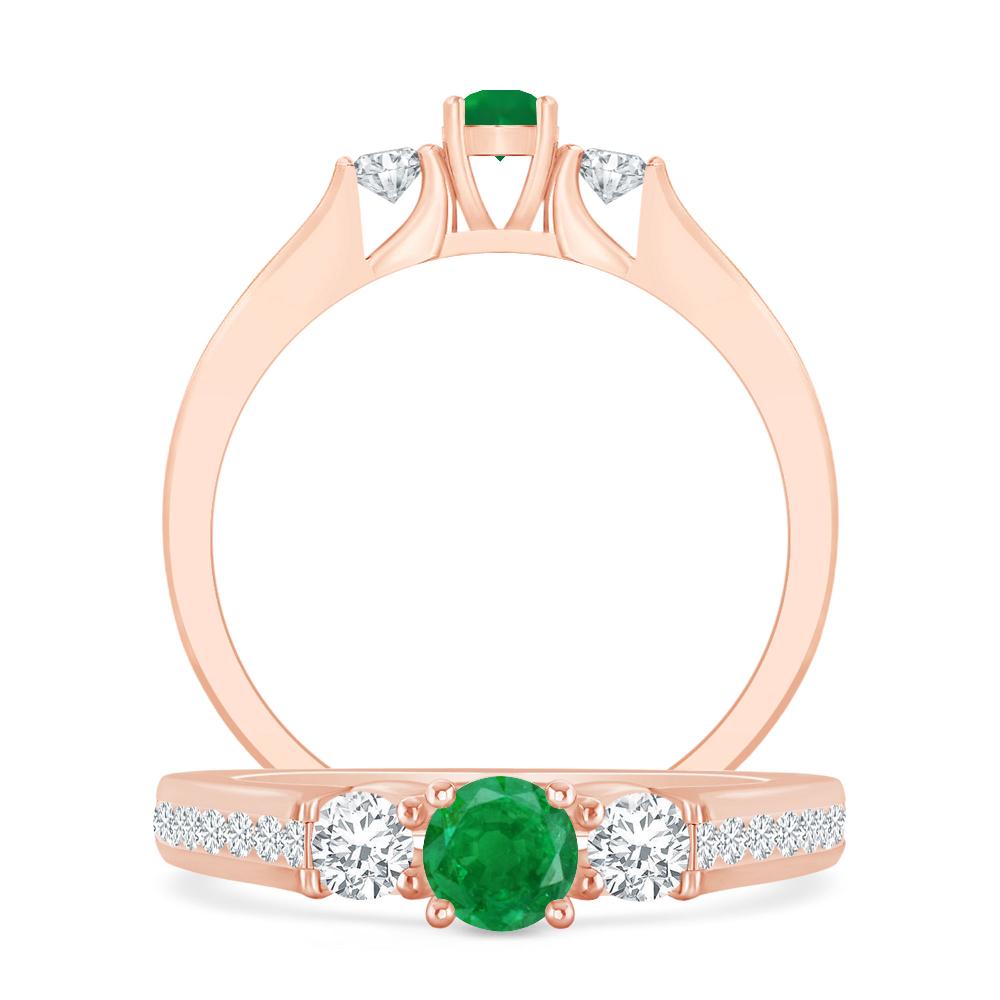 Rose Gold - Emerald