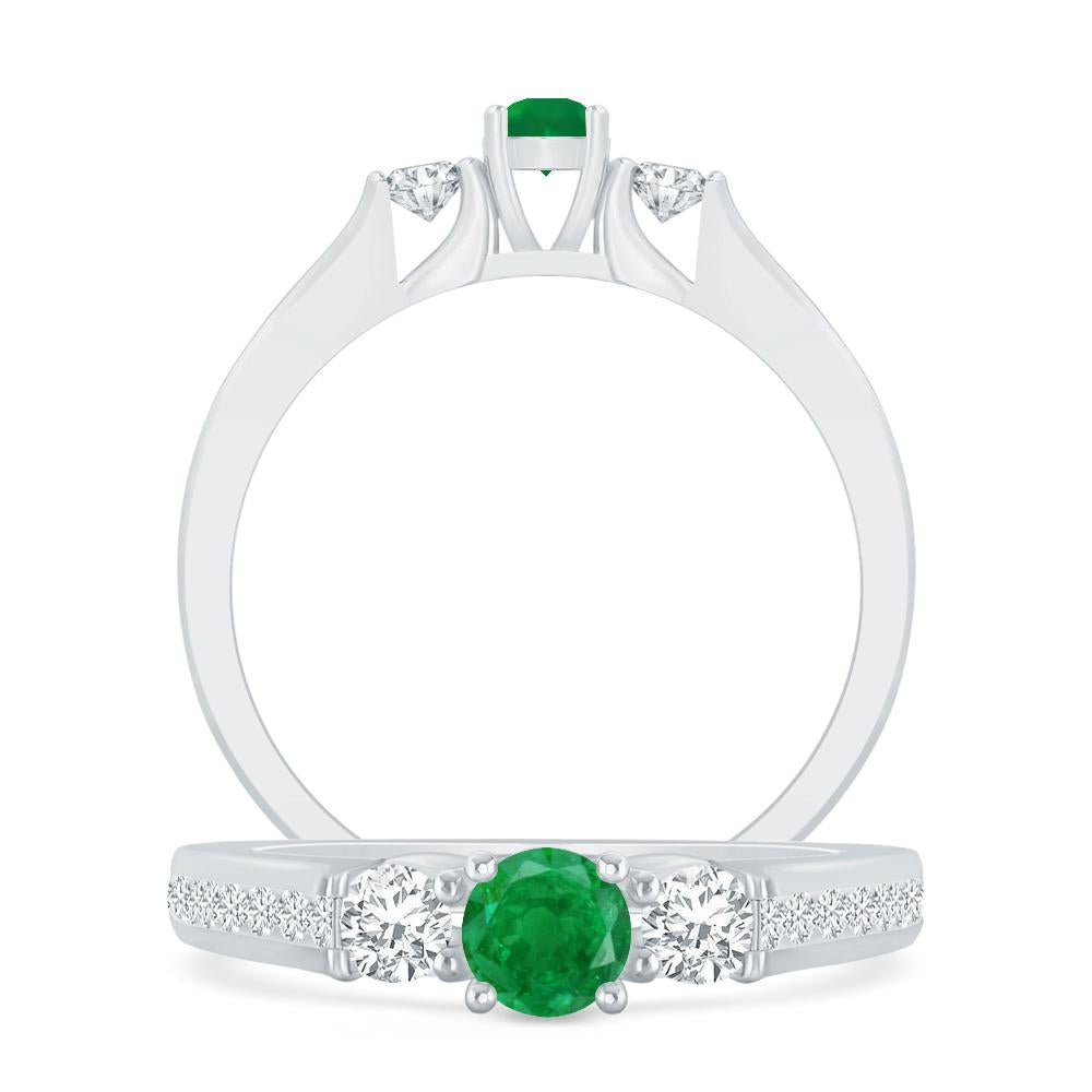 White Gold - Emerald